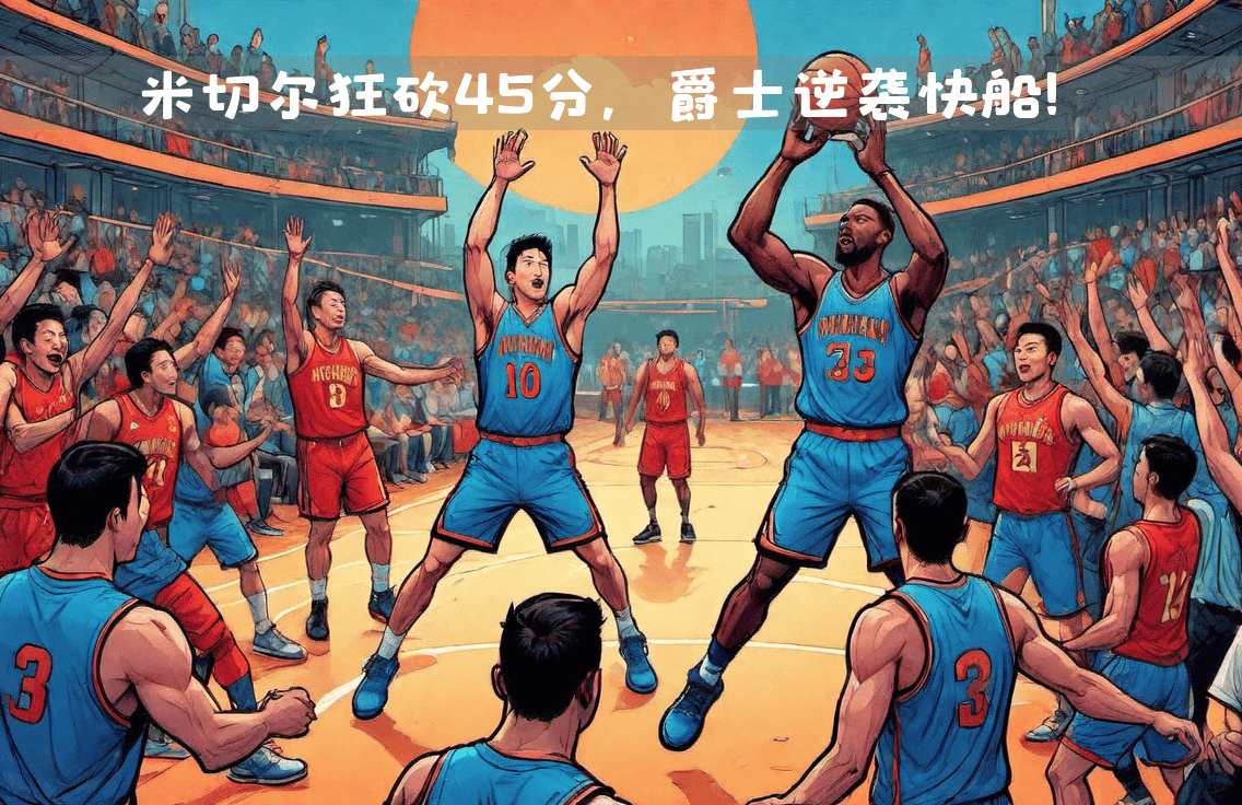 爵士得分手米切尔状态神勇，成为关键比赛发挥核心